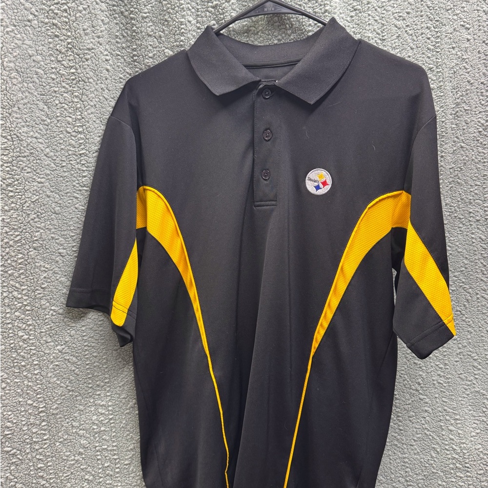 NFL Black and Yellow Polo Shirt